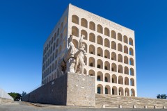 Palazzo della Civiltà Italiana or Square Colosseum in Rome.